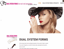 Tablet Screenshot of dualsystemforms.com